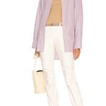 NILI LOTAN Cropped Military Pants In White Size 2 Photo 0