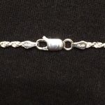 Silver Rope Chain 20in 2mm And Jesus Piece .925 Italy Photo 4