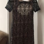 Topshop Grey lace Top Shop Dress Photo 0