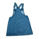 Forever 21 Denim Overalls Dress Junior’s Size Small Front Pockets Blue Photo 3