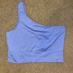 One Shoulder Workout Top Blue Size L Photo 0