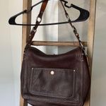 Coach Vintage hobo Dark Brown pebble Leather Handbag Photo 0