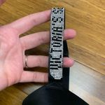 Victoria's Secret Very Sexy Push Up Black Bra Rhinestone Straps Padded Size 32DD Photo 1