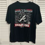 Atlanta Braves World Series Champion Shirt Size Small Black Photo 1