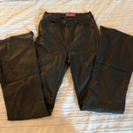 Edikted  Flare Leather Pants Photo 0