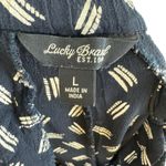 Lucky Brand Black Tan Lightweight Elastic Waist Casual Rayon Pants Size L Photo 7