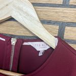Ted Baker  Dresses Jasmint Burgundy Scalloped Overlay Dress Size 1‎ (size 4) Photo 7