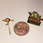 Vintage Lot of 2 Pins Kangaroo Koala Aussie Lifesavers Brooch Gold Photo 4