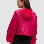 Lululemon Scuba Cropped Anorak Pink Dragonfruit Size 6 Photo 1