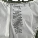 PINK - Victoria's Secret Victoria's Secret PINK Olive Green Ruched Ruffled Ruffle Mini Bikini Bottom S Photo 1