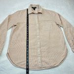 Forever 21 100% Cotton Stripe Long Sleeve Casual Button Down Shirt Size Small Photo 7