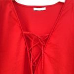 Indah  Shorts Romper‎ Red Photo 3