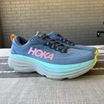 Hoka One One Bondi 8 Running Shoes Womens 10.5 Blue Photo 1