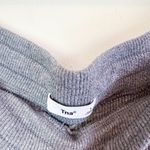 Aritzia TNA | Knit Waffle Drawstring Jogger Sweatpants in Grey size Large Photo 3