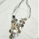 Free People NEW  Evening Plans Choker Necklace Shells Fringe Bohemian Abalone Photo 4