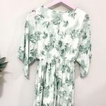 Baltic Born Kia Kimono Short Sleeve Maxi Dress Sage Floral Size XS Photo 5
