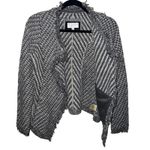 Anthropologie Angel of the North Tipperary Knit Sweater Jacket Gray Small EUC Photo 5