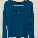 Jones New York - Blue Long sleeve Top Size Large Photo 0