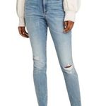 Universal Threads New Short Length Distressed Raw Hem Skinny Jeans Medium Wash Photo 0