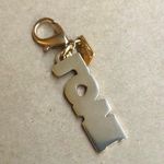 Coach NWT Key Chain Removable Charm LOVE Red Gold Photo 3