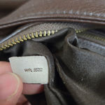 UGG Vintage Y2K  Pebbled Leather Shoulder Bag Chocolate Brown Slouchy Tote Photo 12