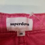 superdown Domonique Denim Short in Pink Photo 5