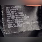 Worthington PXL Pleated Neckline Short Sleeved Petite Top Jet Black - Funeral Photo 3