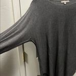 Joan Vass Gray Long Sleeve Sweater Photo 2