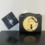 Coraline Jones moon silhouette mini flap wallet Black Photo 2