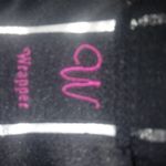 Wrapper  S Crepe Red Gray Lavender Tank Top Photo 4