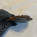 None Fish-Shaped Keychain Coin Purse Green GUC Photo 5