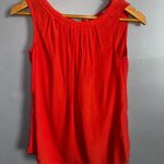 Boden USA Boden Women's Top Orange Coral Sleeveless Tie Back Spring Summer Boho Size 6 EUC Photo 2