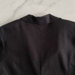 Evereve Brandi Linen Blazer Black Sz Small minimalist casual Chic classic Jacket Photo 7