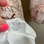 Here Comes the Sun  Ruffle Long Sleeve Tie-Waist Pink/White/Brown Mini Dress Photo 6