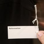 Reformation 💕💕 Braun Dress Black Midi Dress M NWT Photo 11