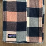 Patagonia Women's Flannel Plaid Patchwork Fjord Scarf Upriver Century Pink, Navy Photo 2