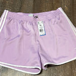 Adidas  Women's Light Purple Athletic Shorts Sprinter 3 Striped Size XL Photo 0