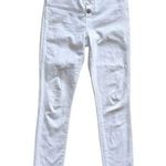 Madewell  10” High Rise Skinny Cropped Jeans White Size 26 Photo 0