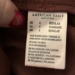 American Eagle  High Rise Faux Suede Burgundy Wrap Skort Photo 9