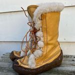 Sorel Vintage Kaufman Maple Leaf MukLuk Moccasin Sherpa Winter Boots Photo 2