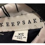 Revolve KEEPSAKE Black Navy Blue Floral Sleeveless Mini Dress Photo 1