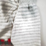 Vtg Washington D.C. Plaid Skyline Hoodie Stripe Lined Hood Made in USA Womens XL Gray Photo 9