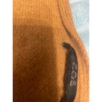 COS  Colorblock Scarf Blue Tan Wool Blend Unisex Photo 2