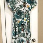 SPIAGGIA DOLCE SWIM COVERUP PALM TREES 🌴 TASSELS MIDI L Size L Photo 0