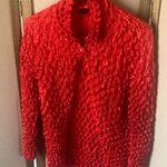 Elegant Red Women's pucker shacket osfm Size undefined Photo 0
