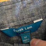 Derek Lam  Design Nation Chambray Jumper Dress Organic Cotton Button Front Sz 12 Photo 9