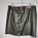 Marc New York NWT Vegan Leather High Rise Skirt Photo 2