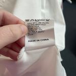 Chic Me  White V Neck Button Up White Slim Blouse Photo 5