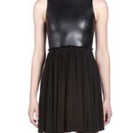 Bailey44 Black Leather Dress Photo 6