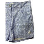 Adidas Women's Small Blue White Patterened Golf Shorts Photo 1